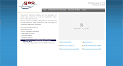Desktop Screenshot of professionalservices.geolearning.com